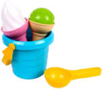 LEAN Toys Kék homokozó jégkészítő szett (12039)
