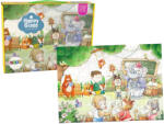 LEAN Toys Állatos Iskola 100 Darabos Puzzle (14160)