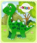 LEAN Toys Fa dinoszaurusz puzzle - Isanosaurus vagy Tyrannosaurus (zöld) (10345)