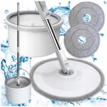  Forgófejes spin mop felmosó szett kétkamrás, centrifugális rendszerrel (v27776)