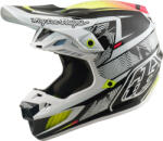 Troy Lee Designs SE5 carbon mips bukósisak - lined up fehér (8010482003)