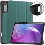  LEATHER husă tip carte pentru Lenovo Idea Tab Pro Gen 2 verde
