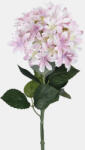 MOS Hortenzia (Hydrangea) prémium dekorációs művirág szál 68cm, pink színű