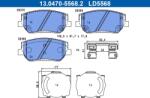 ATE set placute frana, frana disc ATE Ceramic 13.0470-5568.2 (13.0470-5568.2)