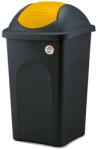 Stefanplast Coș de gunoi basculant MULTIPAT 60 l, negru-galben, plastic Cos de gunoi