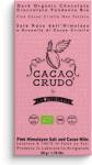 Cacao Crudo Raw Черен шоколад с хималайска сол и какаови зърна, 50 гр