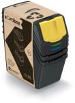 KEDEN Set de trei coșuri de sortare a deșeurilor Sortibox II 3x25 l - negru reciclat Cos de gunoi