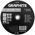 GRAPHITE Vágókorong Korund Betonhoz 230*2, 0*22, 2M (57T117)