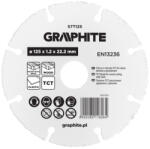 GRAPHITE Vágókorong Tct Fa Vágáshoz 125*1, 2*22, 2M (57T125)
