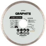 GRAPHITE Gyémánt Vágókorong 125*22, 2M Vizes (57T301)