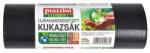 Mazzini Szemeteszsák újrahasznosított 150 liter 80 x 120 cm 25 mikron 10 db/tekercs Mazzini_fekete - papirx