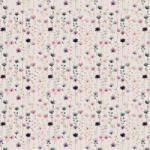 Takoy French terry Takoy 150cm flori mov Flu