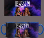  Stranger Things - Eleven és Max BFF bögre (Kék) - szupicuccok