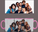  Stranger Things - Cast bögre (Rózsaszín)