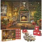  Adventi naptár Karácsonyra 1008 db-os puzzle 70x50cm (X0022QK8T1)