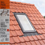 VELUX Fereastra VELUX GLL 66X118 1061 + Rama EDW 2000 (VELUX GLL FK06 1061 + EDW 2000)