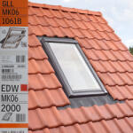 VELUX Fereastra VELUX GLL 78X118 1061B + Rama EDW 2000 (VELUX GLL MK06 1061B +EDW 2000)