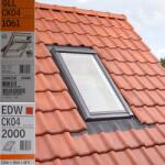 VELUX Fereastra VELUX GLL 55X98 1061 + Rama EDW 2000 (VELUX GLL CK04 1061 + EDW 2000)