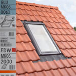 VELUX Fereastra VELUX GLU 78X118 0061 + Rama EDW 2000 (VELUX GLU MK06 0061 + EDW 2000)