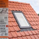 VELUX Fereastra VELUX GLL 78X140 1061B + Rama EDW 2000 (VELUX GLL MK08 1061B +EDW 2000)