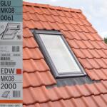 VELUX Fereastra VELUX GLU 78X140 0061 + Rama EDW 2000 (VELUX GLU MK08 0061 + EDW 2000)