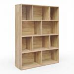 PAKOWORLD Biblioteca Evergin, Stejar, 100x30x135 cm (072-000153) Biblioteca
