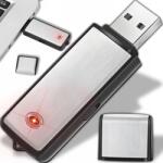 RETOO Kém Diktafon Mini Lehallgató Pendrive Usb Hangrögzítő 8gb 16h (E285)
