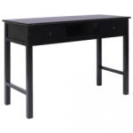 vidaXL Birou de scris, negru, 110 x 45 x 76 cm, lemn (284158) - izocor