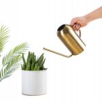  Fém Öntözőkanna Arany 1.5 L Elegáns Hosszú Kifolyócső Öntözőcső (FYYLI9409)