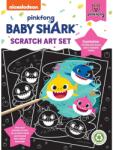Alligator Set Fise Razuibile Baby Shark Scratch Art Set Alligator AB3140BSSA2 (E355197) Carte de colorat