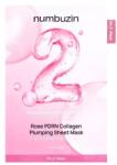 NUMBUZIN - No. 2 Rose PDRN Collagen Plumping Sheet Mask, 1 piece Masca de fata