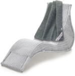 Wooline Pătură din lână Merino Thumbled, verde Dimensiune: 75 x 100 cm Patura
