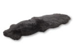 Wooline Covoraș din piele de oaie, oval, gri 200 x 75 cm Covor