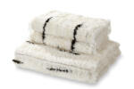 Wooline Set de covoare țesute din piele, deschise la culoare și striate, 3 buc în pachet Covor