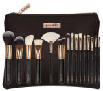 Luxorise Set 15 Pensule Machiaj, Luxorise, Gold, Borseta inclusa (TS2674)