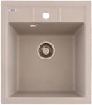 FLOW FCB-4651BA/1, Chiuveta de bucatarie din granit cu o cuva, seria BRICK, Aventa, 460x515x200 mm, FLOW (18277) Chiuveta