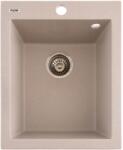 FLOW FCB-4149BA/1, Chiuveta de bucatarie din granit cu o cuva, seria BOARD, Avena, 410x495x190 mm, FLOW (18268) Chiuveta