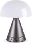 Lexon Lampă LED Mina Audio L gunmetal cu boxă bluetooth (LH76MX)