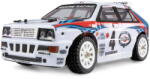 AMEWI Jucarie creativa AMEWI Masina RC cu telecomanda Lancia Delta HF Integrale Martini Racing Rally/Drift, 45Km/h, Tractiune 4x4, Lungime 32cm, Scara1: 14, 2.4Ghz, 3 canale, Viteza si directie proportional