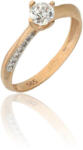Gold rings AU80761 - 14 karátos női arany eljegyzési gyűrű Méret: 51 (AU80761)