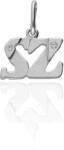 Gold letter pendants 14 K arany Sz Betű medál - AU-XF4-SZ-60 (AU-XF4-SZ-60)