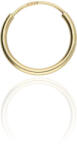 Gold earrings for ladies AU-FU2-S-12-20 - 14 karátos arany unisex fülbevaló 1 db - Ø12, 00 mm (AU-FU2-S-12-20)