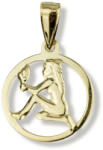 Gold horoscope pendants 14 karátos arany szűz horoszkóp medál - AU1-1-2-06-60 (AU1-1-2-06-60)