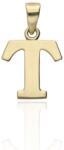 Gold letter pendants 14 K arany T Betű medál - AU-XS2-T-50 (AU-XS2-T-50)