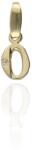 Gold letter pendants 14 K arany O Betű medál - AU-XS3-O-50 (AU-XS3-O-50)