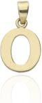 Gold letter pendants 14 K arany O Betű medál - AU-XS2-O-60 (AU-XS2-O-60)
