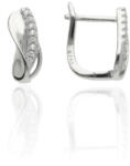 Fine Silver AG121350 - Ezüst francia záras női fülbevaló pár (AG121350)