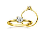Fine Solitaire 14 karátos eljegyzési gyűrű A001-S-56 (A001-S-56)