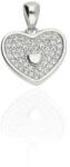 Fine Silver AG124571 - Ezüst szív medál (AG124571)