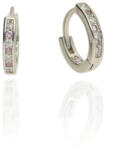 Fine Silver AG123341 - Ezüst bepattintós női fülbevaló pár (AG123341)